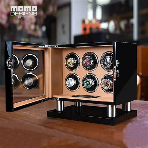 watch box electric|watch winder display box.